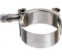 Усиленный хомут TITAN LOCK 41-46 мм, нержав. сталь AISI 304, лента+болт TL41-46RCSS