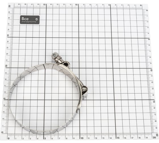 Усиленный хомут TITAN LOCK 89-97 мм, нержав. сталь AISI 304, лента+болт AISI 304 TL89-97RCSS