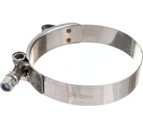 Усиленный хомут TITAN LOCK 76-84 мм, нержав. сталь AISI 304, лента+болт AISI 304 TL76-84RCSS