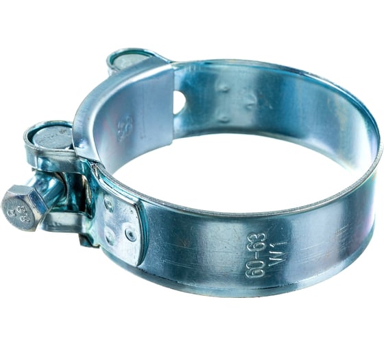 Усиленный хомут TITAN LOCK 60-63 мм, оцинк. сталь TL60-63RC