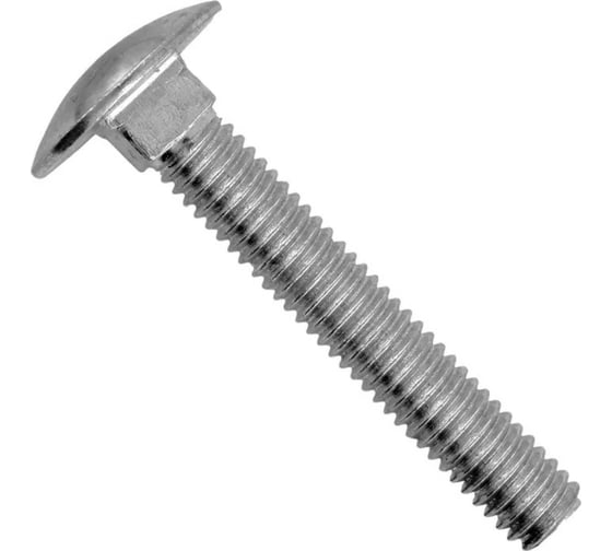 Мебельный болт с квадратом KITKREP DIN 603, 6x55, 1600 шт. D6036х55P1600