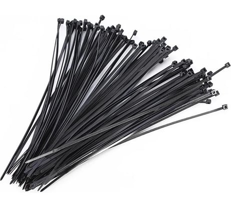 Нейлоновая хомут-стяжка NOVOCRAFT 4x370 мм, черная, уп. 100 шт. HCC14370B100