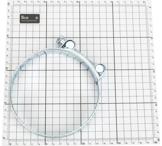 Усиленный хомут TITAN LOCK (113-121 мм), оцинкованная сталь TL113-121RC
