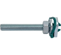 Болт монтажный BIS RapidRail Hammerfix, M10, 80, оцинкованная сталь КОНКРЕП 6523008