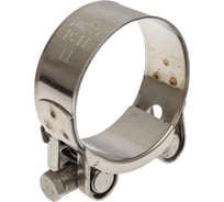 Усиленный хомут TITAN LOCK (44-51 мм), нержавеющая сталь (лента+болт) AISI 304, TL44-51RCSS