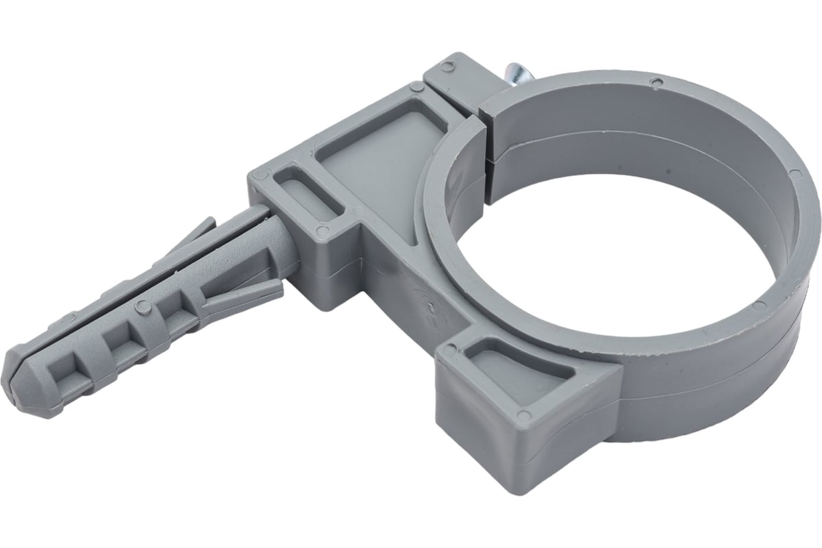 Хомут с креплением ООО МультиМирПласт ПП 50 мм, серый ХМ ВК 50 ...