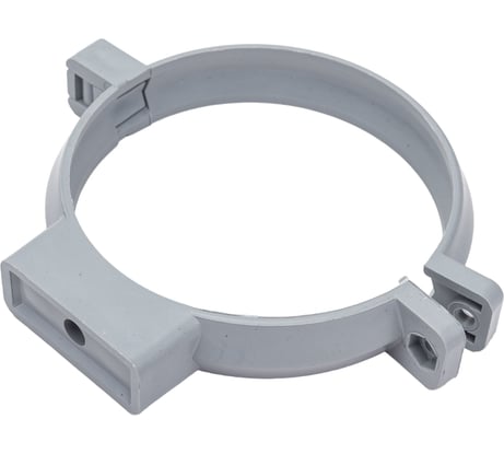 Хомут с креплением ООО МультиМирПласт ПП 110 мм, серый ХМ ВК 110