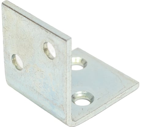 Мебельный уголок Скобис УМ 28, 28x28x25x2, цинк белый, 350 шт. 4680016800717