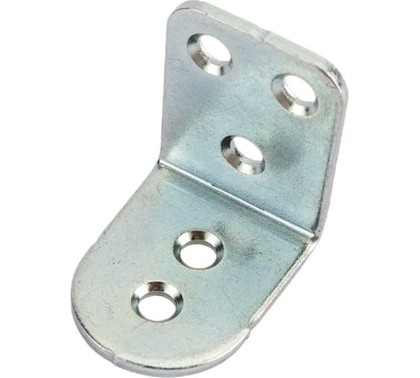 Мебельный уголок СКОБЯНОЙ 32х32х25 мм, цинк, 4 шт. 002863