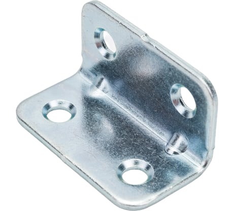 Мебельный уголок СКОБЯНОЙ 22х22х40 мм, цинк, 4 шт. 002859