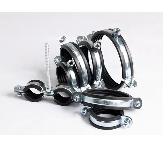 Хомут с EPDM уплотнителем UWS 87-94 мм, 3", с комбинированной гайкой М8/М10 80 020.300.K 130773