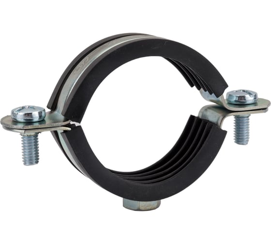Хомут с EPDM уплотнителем UWS 47-52 мм, 1 1/2", с гайкой М8, в комплекте ш+д 022.112.S