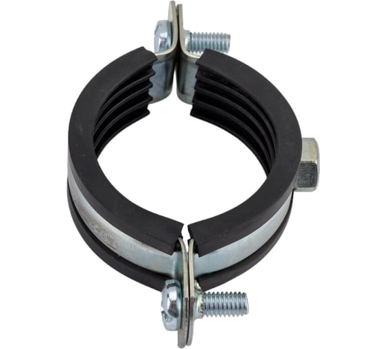Хомут с EPDM уплотнителем UWS 47-52 мм, 1 1/2", с гайкой М8, в комплекте ш+д 022.112.S