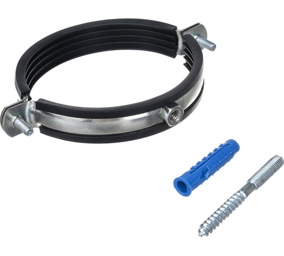 Хомут с EPDM уплотнителем UWS 107-116 мм, 4", с гайкой М8, в комплекте ш+д 022.400..S