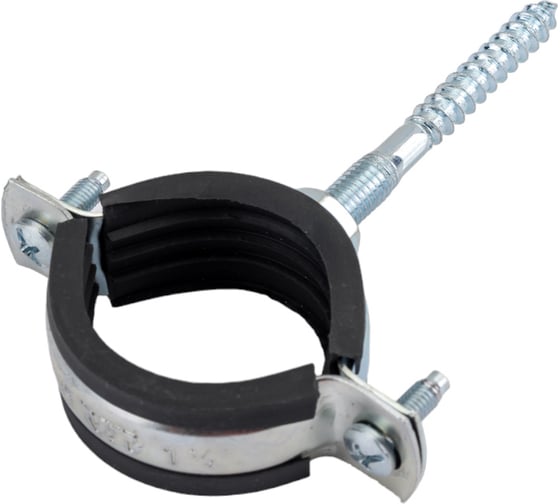 Хомут с EPDM уплотнителем UWS 40-45 мм, 1 1/4", с гайкой М8, в комплекте ш+д 022.114.S 130779