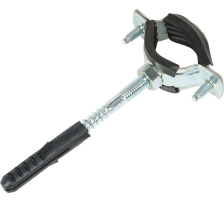 Оцинкованный хомут с резиновым уплотнителем Terma 3/4" 25-29 мм, с гайкой М8 24252 30903