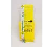 Стяжки SapiSelco желтого цвета, 2.5x100 мм, полиамид 6.6, 100 шт. SEL.14.202R