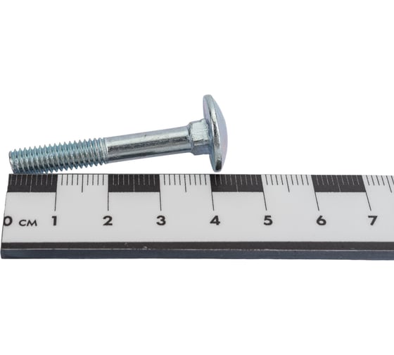 Мебельный болт с квадратом STARFIX М6x40 мм, DIN 603, 100 штук SMC1-91803-100