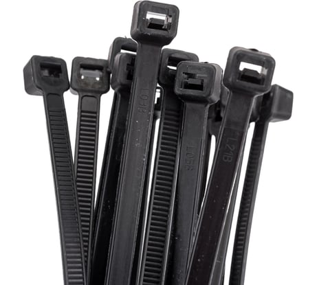 Хомут-стяжка STARFIX 4,8x350 мм, черный, 100 шт. SMP-55321-100