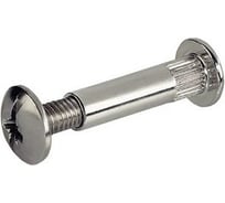 Мебельный винт-стяжка STARFIX М4x16 мм, никелированный, 10 шт. SMZ1-104015-10