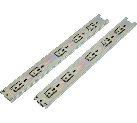 Шариковая направляющая полного выдвижения STARFIX 400x45 мм, цинк, 2 шт. SMF-10426