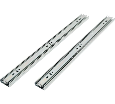 Шариковая направляющая полного выдвижения STARFIX 450x35 мм, цинк, 2 шт. SMF-10421
