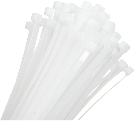 Стяжка MGF нейлоновая, 4,6х250, белая, 100 шт. 1-202-9-1-46-250