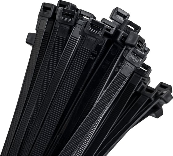 Стяжка MGF нейлоновая, 9х800, черная, 100 шт. 1-202-9-2-90-800