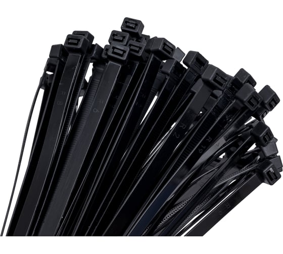 Стяжка MGF нейлоновая, 9х400, черная, 100 шт. 1-202-9-2-90-400 1