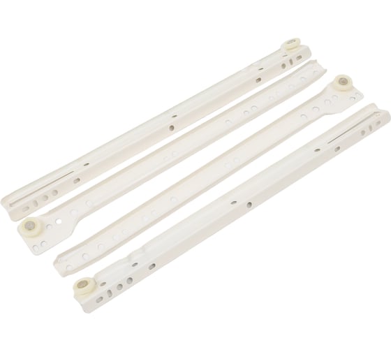 Роликовая направляющая STARFIX DS10 350 мм, белая, 2 шт. SMF-10147