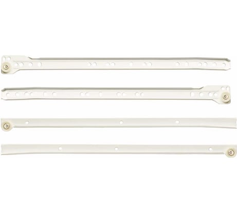 Роликовая направляющая STARFIX DS10 450 мм, белая, 2 шт. SMF-10149