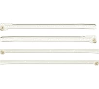 Роликовая направляющая STARFIX DS10 300 мм, белая, 2 шт. SMF-10146