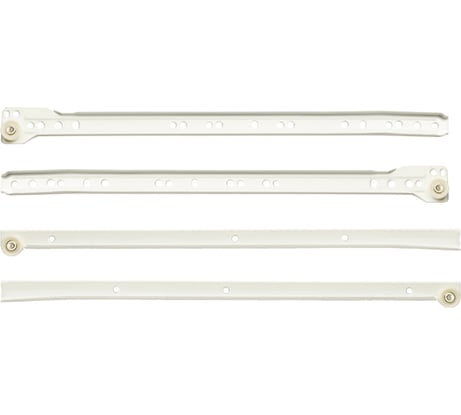 Роликовая направляющая STARFIX DS10 300 мм, белая, 2 шт. SMF-10146