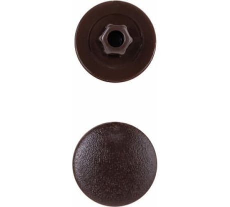 Декоративная заглушка для конфирмата STARFIX темно-коричневая, 50 шт. SMZ1-43588-50