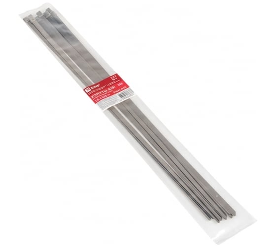 Хомут EKF FlexLock PROxima из нержавеющей стали AISI 304 7.9x520, 10 шт. plc-fl-tss-304-7.9x520-r