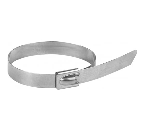 Хомут EKF FlexLock PROxima из нержавеющей стали AISI 304 7.9x200, 10 шт. plc-fl-tss-304-7.9x200-r 1