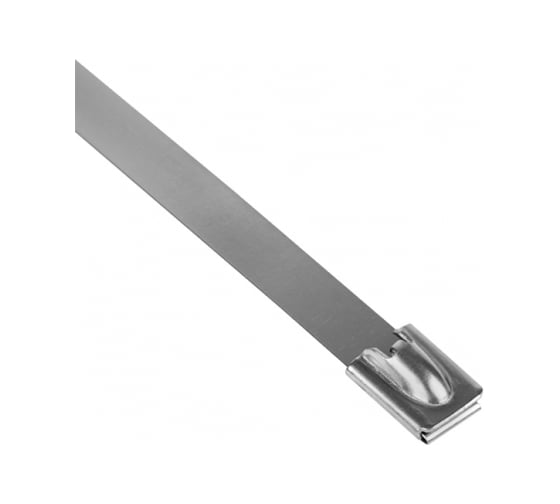 Хомут EKF FlexLock PROxima из нержавеющей стали AISI 304 7.9x200, 10 шт. plc-fl-tss-304-7.9x200-r