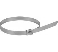 Хомут EKF FlexLock PROxima из нержавеющей стали AISI 304 7.9x290, 10 шт. plc-fl-tss-304-7.9x290-r