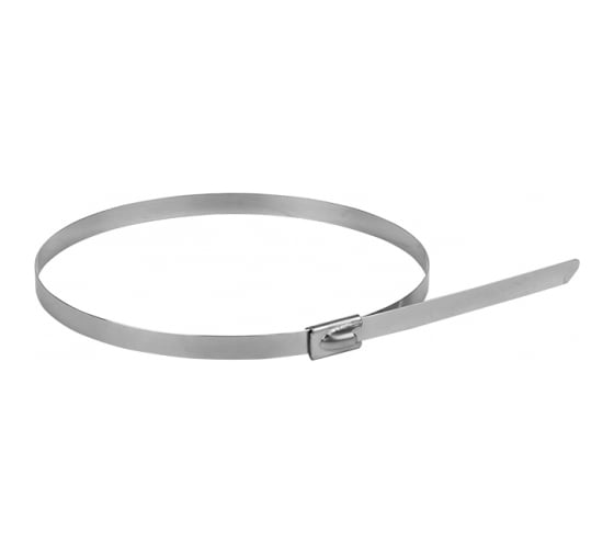 Хомут EKF FlexLock PROxima из нержавеющей стали AISI 304 4.6x290, 10 шт. plc-fl-tss-304-4.6x290-r 1