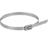 Хомут EKF FlexLock PROxima из нержавеющей стали AISI 304 4.6x200, 10 шт. plc-fl-tss-304-4.6x200-r