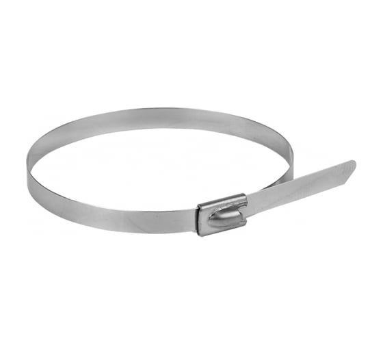 Хомут EKF FlexLock PROxima из нержавеющей стали AISI 304 4.6x200, 10 шт. plc-fl-tss-304-4.6x200-r