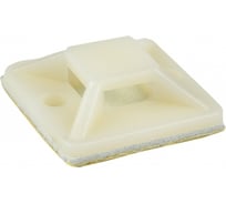 Площадка самоклеящаяся EKF PROxima 25x25 мм, белая, 20 шт. plc-25x25-r