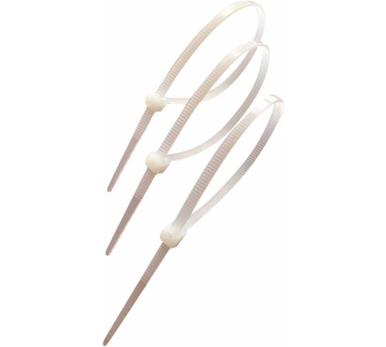 Хомут Netlink nylon 4x250 мм 100 шт белый 00000000451