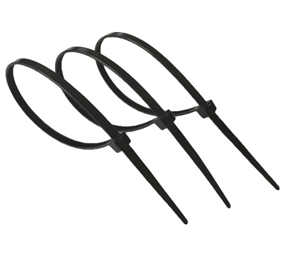 Хомут Netlink nylon 4x300 мм 100 шт черный морозостойкий УТ000004671