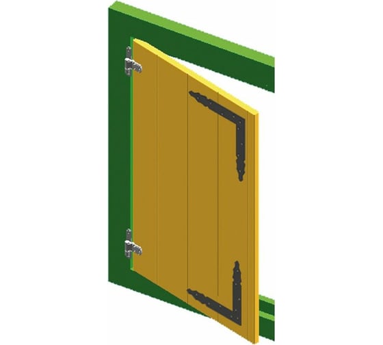 Декоративный угол Amig готика, черный, IZ правый 8510-300х240х4 (IZ)