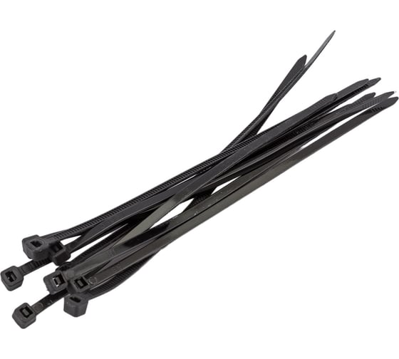 Кабельная стяжка хомут HLT 150x3.6 мм,черный, нейлон, уп. 100 шт. 4670042793657