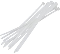 Кабельная стяжка хомут HLT 150x3,6 мм, белый, нейлон, уп. 100 шт. 4670042793299