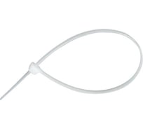 Кабельная стяжка хомут HLT 250x3.6 мм, белый, нейлон, уп. 100 шт. 4670042793312