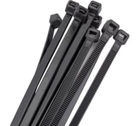 Кабельная стяжка хомут HLT 400x4,8 мм,черный, нейлон, уп. 100 шт. 4670042793763