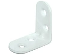 Мебельный кронштейн Скобис МК 30x30x16x1,5 белый, 300 шт, 4680016800830